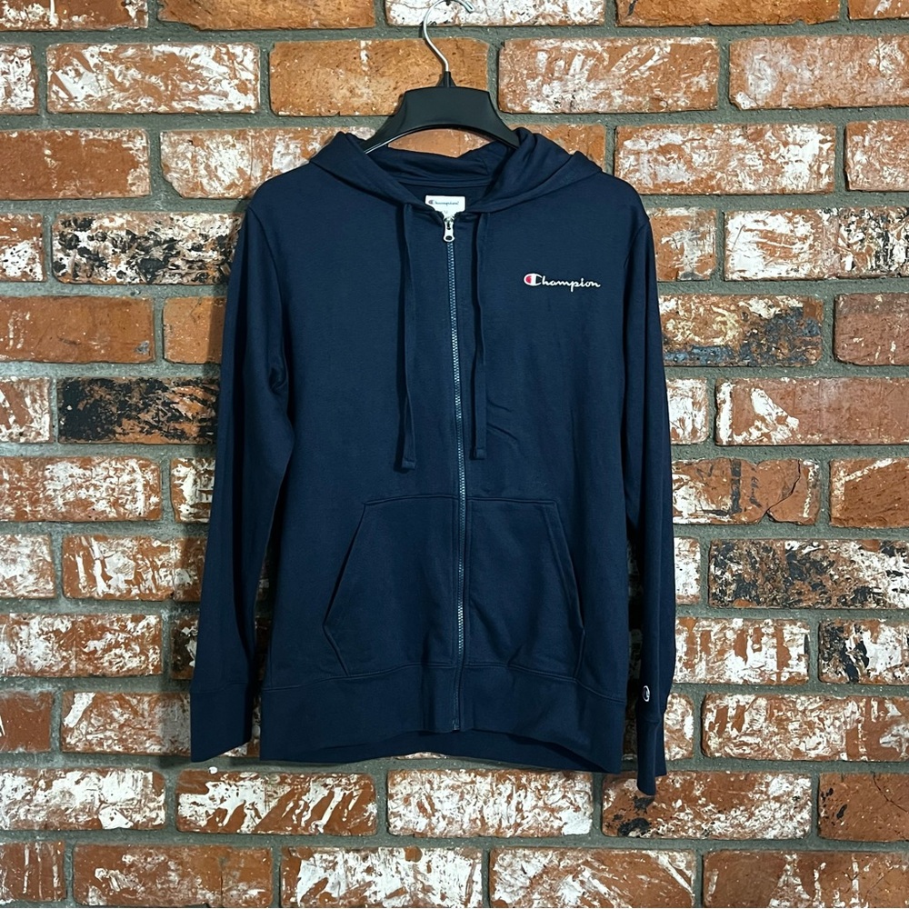Champion Dark Blue Full-Zip Hoodie